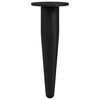 vidaXL Picioare de mobilă 2 buc. Negru &Oslash; 40 x 98 mm Fier
