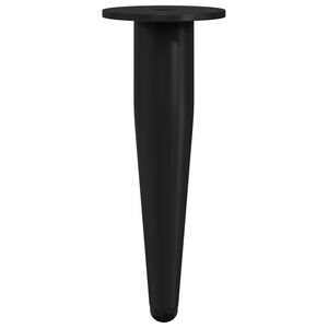 vidaXL Picioare de mobilă 2 buc. Negru &Oslash; 40 x 98 mm Fier