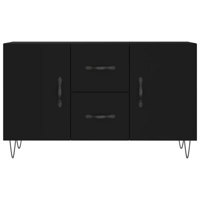 vidaXL Servantă, negru, 100x36x60 cm, lemn compozit