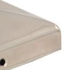 vidaXL Capace st&acirc;lpi de gard piramidă 6 buc. 81x81 mm oțel inoxidabil