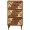 vidaXL Bufet cu sertar Maro 40 x 33 x 75 cm Lemn de mango solid