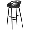 vidaXL Set mobilier de bar, 5 piese, negru