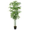 vidaXL Arbore din bambus artificial 240 de frunze 80 cm verde