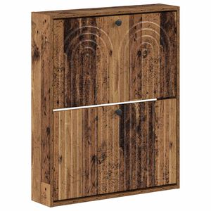 vidaXL Dulap pentru pantofi montat pe perete ALKMAAR 71 x 17 x 86 cm