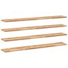 vidaXL Rafturi suspendate 4 buc. 120x20x2cm lemn masiv acacia netratat