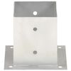 vidaXL Suporți st&acirc;lp, 4 buc., metal galvanizat, 121 mm
