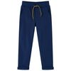 Pantaloni pentru copii cu șnur, bleumarin, 92