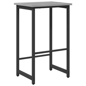 vidaXL Scaun de bar Sonoma gri 40 x 32 x 74 cm Lemn prelucrat