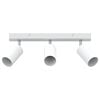 vidaXL Spot de tavan cu lumina reflectoarelor Alb 38 x 6 x 16 cm Metal