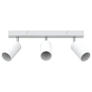 vidaXL Spot de tavan cu lumina reflectoarelor Alb 38 x 6 x 16 cm Metal