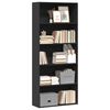 vidaXL Bibliotecă, negru, 80x30x189 cm, lemn prelucrat