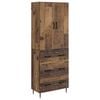 vidaXL Set de Dulapuri 2 pcs Lemn vechi 66 x 34,5 x 90 cm