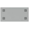 vidaXL Tablă magnetică de perete, alb, 60x30 cm, sticlă securizată