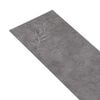 vidaXL Plăci de Pardoseală 36 pcs Gri Beton 5,02 m&sup2; PVC