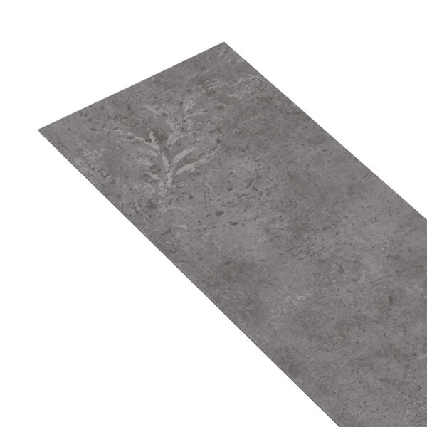 vidaXL Plăci de Pardoseală 36 pcs Gri Beton 5,02 m&sup2; PVC
