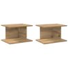 vidaXL Noptieră 2 pcs Stejar Artizanal 40 x 30 x 25 cm Lemn compozit