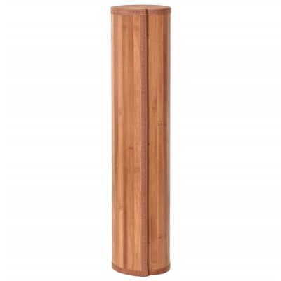 vidaXL Covor dreptunghiular, maro, 60x500 cm, bambus