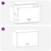 vidaXL Dulap de perete pentru garaj Olivengr&oslash;nn 80 x 40 x 53 cm