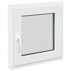 vidaXL Fereastra de subsol „RISOR” 60x60 cm Pt&Turn DIN Dreapta Alb