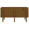 vidaXL Strat &icirc;nălțat de grădină maro miere 121x50x57 cm lemn masiv pin