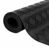 vidaXL Mat pentru Podea Negru 1,5 x 2 m Cauciuc
