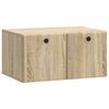 vidaXL Oglindă TV montată pe perete 59,5 x 41 x 30 cm Stejar Sonoma