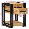 vidaXL Dulap de noapte 2 pcs Maro 30 x 30 x 40 cm Lemn masiv de mango