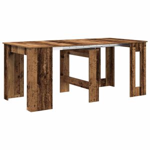 vidaXL Masă de dining 180 x 85 x 75 cm Lemn prelucrat Lemn vechi