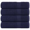 vidaXL Prosoape de baie, FROGN, 4 buc., albastru marin, 100x150 cm, 360 g/m&sup2;
