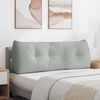 vidaXL Perna pentru spate Gri deschis 140 x 24 x 50 cm Catifea
