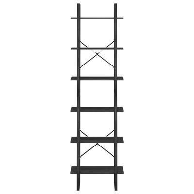 vidaXL Raft de depozitare, negru, 60x30x210 cm, lemn masiv de pin