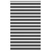 vidaXL Jaluzea tip zebra neagră lățime țesătură 135,9 cm poliester