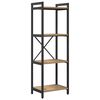 vidaXL Raft pentru cărți 40 x 30 x 119 cm Lemn prelucrat