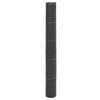 vidaXL Membrană antiburuieni, negru, 1x200 m, PP