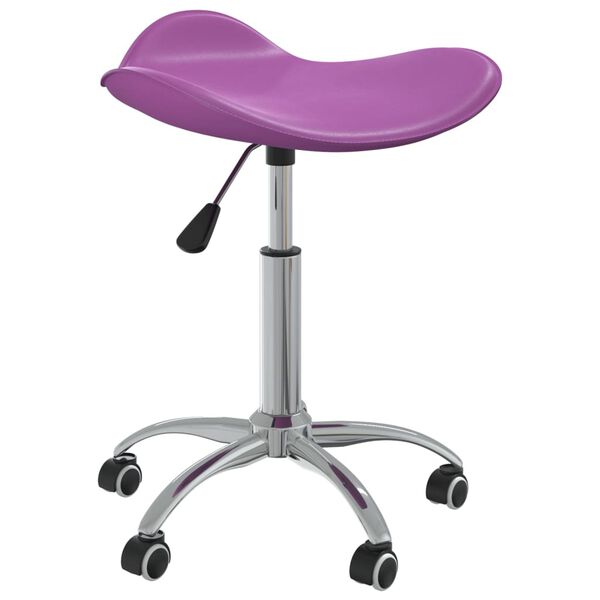 vidaXL Scaun pentru salon spa, violet, piele ecologică
