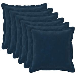 vidaXL Husă pentru pernă 6 buc. HOUTEN albastru 30 x 30 cm