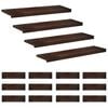 vidaXL Trepte de scară 16 buc. 90 x 30 x 2 cm Maro &icirc;nchis
