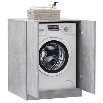 vidaXL Dulap mașină de spălat, gri beton
