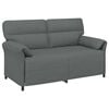vidaXL Canapea 100% poliester, cadru din metal, MDF, placaj