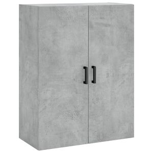 vidaXL Dulap cu montaj pe perete, gri beton, 69,5x34x90 cm