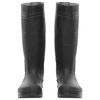 vidaXL Cizme de ploaie, negru, PVC, mărime 40