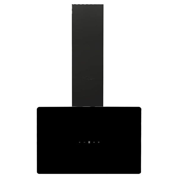 vidaXL Hotă de perete negru 60 cm oțel și sticlă securizată