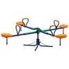 vidaXL Balansoar rotativ la 360 de grade cu 4 locuri, oțel