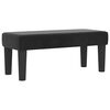 vidaXL Pat cu arcuri cu saltea cu headboard Negru 100 x 200 cm Catifea