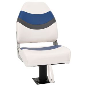 vidaXL Set cu scaun pentru barcă, pliabil, 2 piese, spătar &icirc;nalt