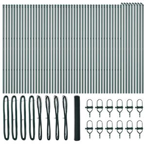 vidaXL St&acirc;lp de gard. Verde