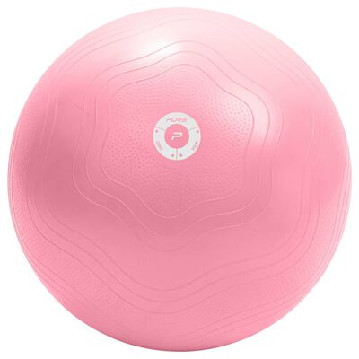Pure2Improve Minge de fitness, roz, 65 cm