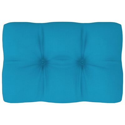 vidaXL Pernă pentru canapea din paleți, albastru, 60 x 40 x 12 cm