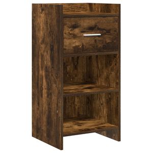vidaXL Bufet Stejar fumuriu 40 x 36 x 80 cm Lemn prelucrat