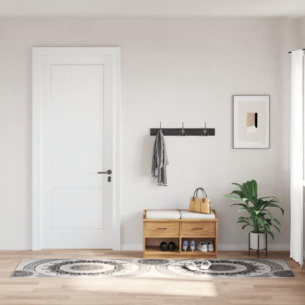 vidaXL Covor lavabil, multicolor, 80x300 cm, antiderapant